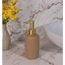 Porta-Sabonete-Liquido-Noble-350ml-Marrom-Ceramica-Lyor