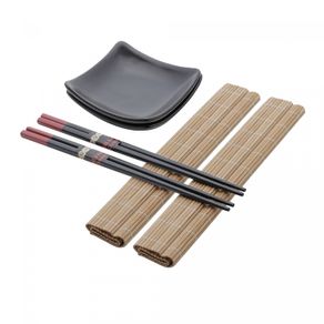 Conjunto-6-Pecas-para-Sushi-de-Bambu-e-Ceramica-Sendai-Lyor