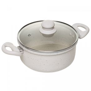 Cacarola-de-Inducao-Granito-Chef-22cm-Off-White-Aluminio-com-Revestimento-Ceramico-Lyor