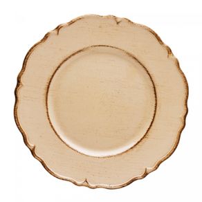 Sousplat-Patinado-de-Plastico-Moon-Bege-25cm-Lyor
