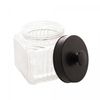 Pote-de-Vidro-com-Tampa-em-Metal-Preta-Vegas-800ml-Lyor