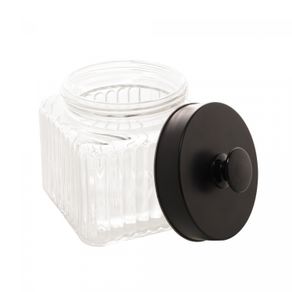 Pote-de-Vidro-com-Tampa-em-Metal-Preta-Vegas-800ml-Lyor
