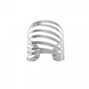 Conjunto-4-Aneis-para-Guardanapo-de-Aco-Curves-Prateado-4cm-Lyor
