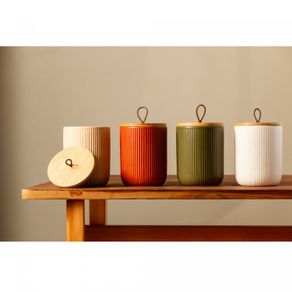 Potiche-de-Ceramica-com-Tampa-de-Bambu-e-Pegador-de-Corda-Lines-Terracota-10cm-x-125cm-Lyor
