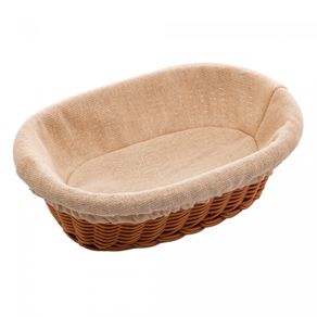 Cesta-Oval-de-Rattan-Plastico-com-Forro-em-Tecido-24cm-x-17cm-x-7cm-Lyor