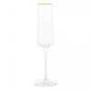 Taca-de-Champagne-de-Cristal-Ecologico-Martelado-com-Fio-de-Ouro-Petra-300ml-Lyor