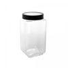 Pote-de-Vidro-com-Tampa-de-Metal-e-Acrilico-Gastro-Preta-17L-Lyor