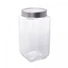 Pote-de-Vidro-com-Tampa-de-Metal-e-Acrilico-Gastro-Prateada-22L-Lyor