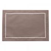 Lugar-Americano-de-Poliester-e-Linho-Levis-Marrom-45cm-x-30cm-Lyor