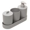 Cacarola-de-Inducao-com-Tampa-de-Vidro-Granito-Chef-22cm-Bege-Aluminio-Revestimento-Ceramico-Lyor