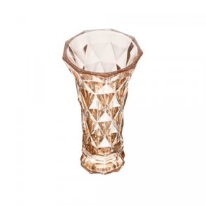 Vaso-de-Vidro-Diamond-Ambar-Metalizado-8cm-x-8cm-x-15cm-Lyor