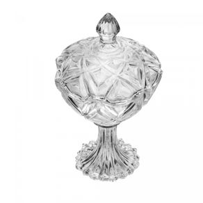 Potiche-de-Vidro-com-Pe-e-Tampa-Star-12cm-x-21cm-Lyor