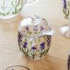 Acucareiro-com-Colher-e-Tampa-Lavanda-Hand-Painting-85cm-x-113cm-Cristal-Ecologico-Lyor