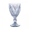 Conjunto-6-Tacas-de-Agua-de-Vidro-Diamond-Azul-Metalizado-325ml-Lyor