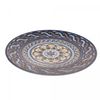 Prato-para-Sobremesa-Andaluz-21cm-Bege-e-Azul-Porcelana-Wolff