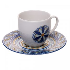 Xicara-de-Cafe-com-Pires-Andaluz-90ml-Bege-e-Azul-Porcelana-Wolff
