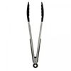 Pegador-com-ponta-de-Silicone-35cm-Preto-Aco-Inox-Rojemac-Profissional