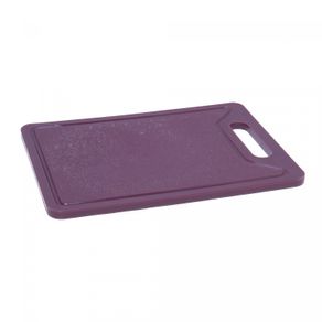 Placa-de-Corte-com-Canaleta-35cm-x-25cm-x-12cm-Marrom-Polietileno-Rojemac-Profissional