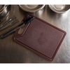 Placa-de-Corte-com-Canaleta-35cm-x-25cm-x-12cm-Marrom-Polietileno-Rojemac-Profissional