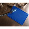 Placa-de-Corte-com-Canaleta-35cm-x-25cm-x-12cm-Azul-Polietileno-Rojemac-Profissional
