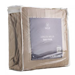Lencol-com-Elastico-Mellis-King-300-Fios-Bege-100--Algodao-Wolff