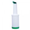 Frasco-Pourer-1L-Verde-Plastico-Rojemac-Profissional
