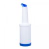 Frasco-Pourer-1L-Azul-Plastico-Rojemac-Profissional