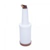 Frasco-Pourer-1L-Marrom-Plastico-Rojemac-Profissional