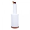 Frasco-Pourer-1L-Marrom-Plastico-Rojemac-Profissional