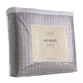 Colcha-Matelasse-Quadrat-Solteiro-com-1-Porta-Travesseiro-Cinza-Microfibra-Lyor
