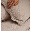 Colcha-Matelasse-Arabeske-Solteiro-com-1-Porta-Travesseiro-Bege-Microfibra-Lyor