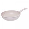 Frigideira-de-Inducao-Granito-Chef-28cm-Off-White-Aluminio-com-Revestimento-Ceramico-Lyor