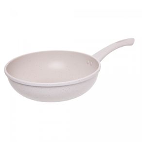 Frigideira-de-Inducao-Granito-Chef-28cm-Off-White-Aluminio-com-Revestimento-Ceramico-Lyor