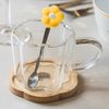 Xicara-de-Cha-com-Pires-e-Colher-com-Flor-Amarela-280ml-Vidro-Borossilicato-Wolff