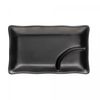 Prato-com-Molheira-19cm-x-12cm-x-25cm-Preto-Melamina-Rojemac-Profissional