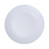 Prato-Raso-Zelie-Luminarc-025cm-Branco-Vidro-Opalino-Rojemac-Profissional