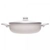 Wok-Inducao-Tampa-Vidro-Granito-Chef-28cm-Off-White-Aluminio-com-Revestimento-Antiaderente-Lyor