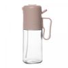 Galheteiro-com-Borrifador-de-Plastico-250ml-Bege-Vidro-Lyor