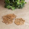 Conjunto-4-Porta-Copos-de-Fibra-Natural-Flor-Palm-10cm-Lyor