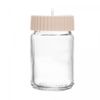 Porta-Tempero-com-Tampa-Rotativa-Siena-190ml-Bege-Vidro-Lyor
