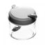 Pote-com-Tampa-e-Colher-Siena-300ml-Cinza-Vidro-Lyor