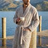 Roupao-Masculino-Shelter-M-Bege-Microfibra-Wolff
